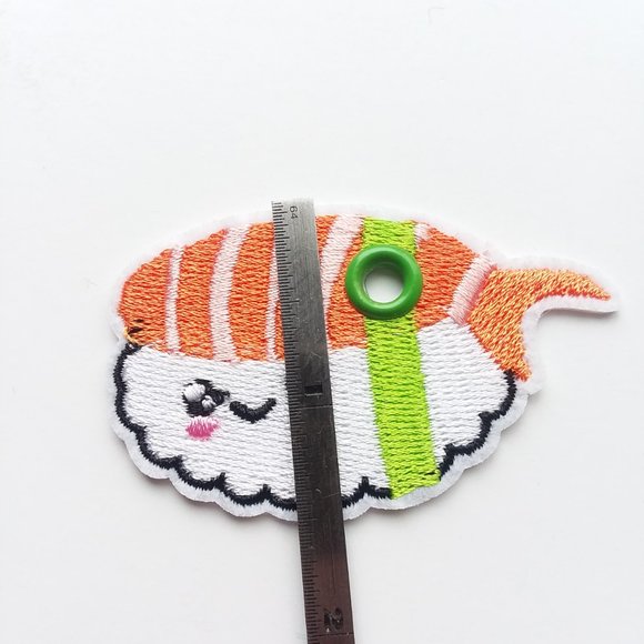 Shoe Charms   Kawaii charm  sushi sashimi roller skates shoelace patch - Picture 3 of 6